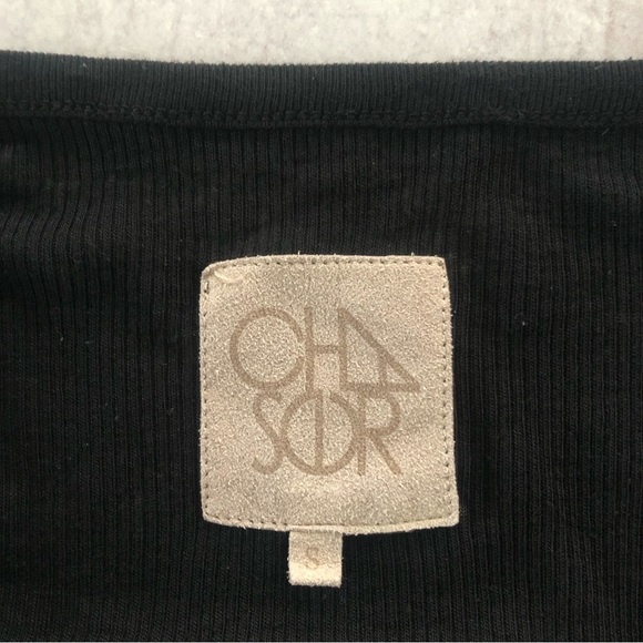 🌼 CHASER Oversized Drawstring Dolman Tee in Black, S - Picture 6 of 10